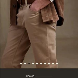 NWT Banana Republic athletic Tapered Pant chino